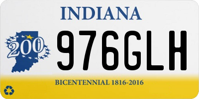 IN license plate 976GLH
