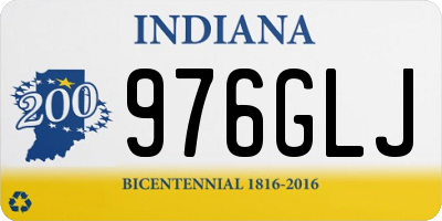 IN license plate 976GLJ
