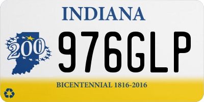 IN license plate 976GLP