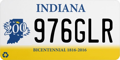 IN license plate 976GLR