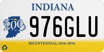 IN license plate 976GLU
