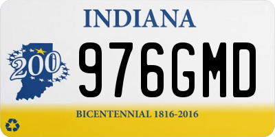 IN license plate 976GMD