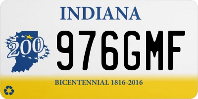 IN license plate 976GMF