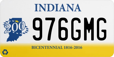 IN license plate 976GMG