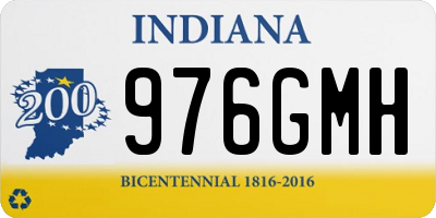 IN license plate 976GMH