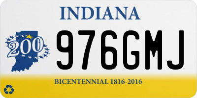 IN license plate 976GMJ