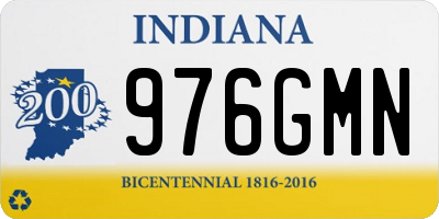 IN license plate 976GMN