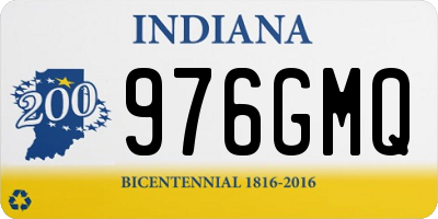 IN license plate 976GMQ