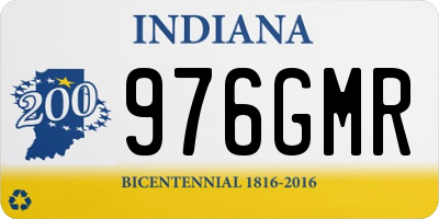 IN license plate 976GMR
