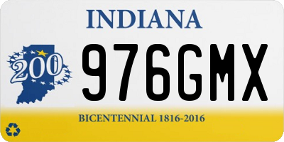 IN license plate 976GMX
