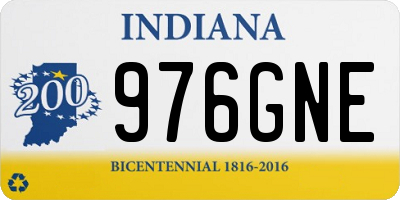 IN license plate 976GNE