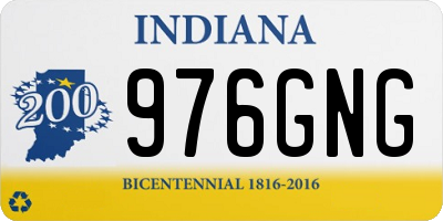 IN license plate 976GNG