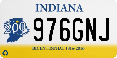 IN license plate 976GNJ