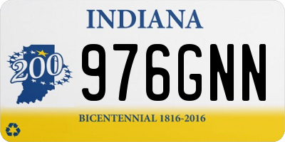 IN license plate 976GNN