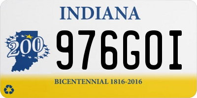 IN license plate 976GOI