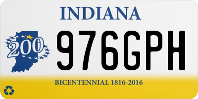 IN license plate 976GPH