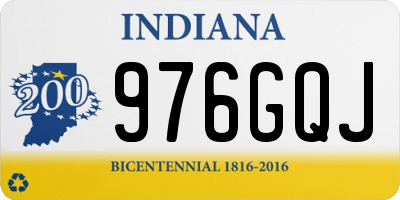 IN license plate 976GQJ