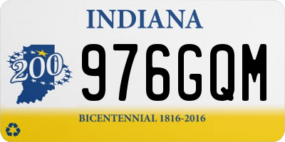 IN license plate 976GQM