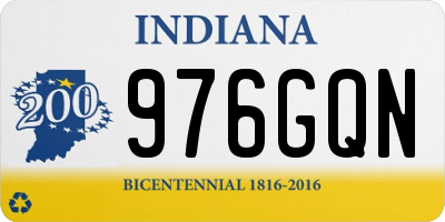 IN license plate 976GQN
