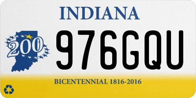 IN license plate 976GQU