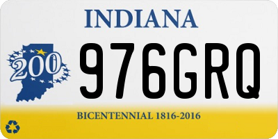 IN license plate 976GRQ