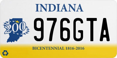 IN license plate 976GTA