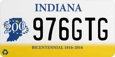 IN license plate 976GTG