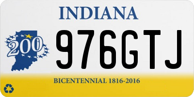IN license plate 976GTJ