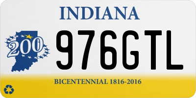 IN license plate 976GTL