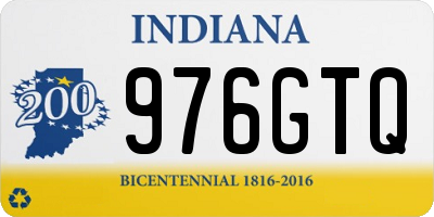 IN license plate 976GTQ