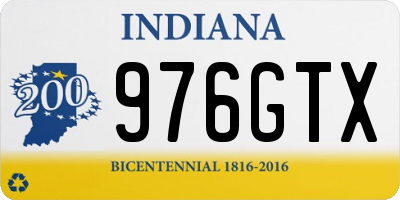 IN license plate 976GTX