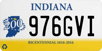 IN license plate 976GVI