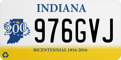 IN license plate 976GVJ