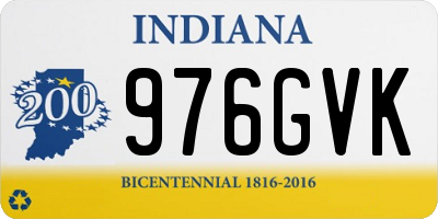 IN license plate 976GVK