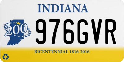 IN license plate 976GVR