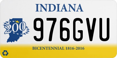 IN license plate 976GVU