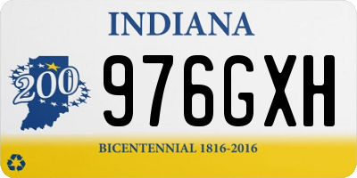IN license plate 976GXH