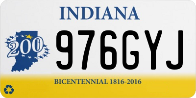 IN license plate 976GYJ