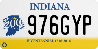 IN license plate 976GYP