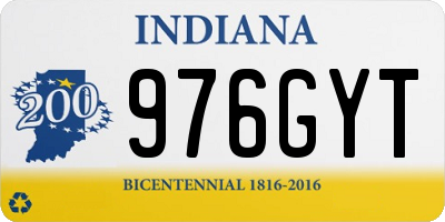 IN license plate 976GYT