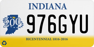 IN license plate 976GYU