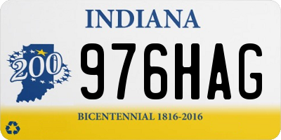 IN license plate 976HAG