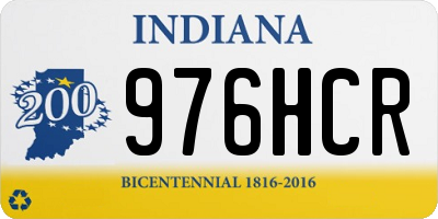 IN license plate 976HCR