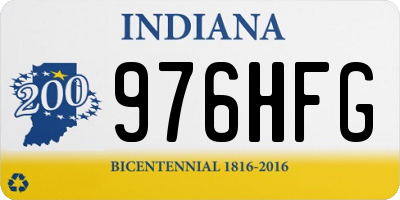 IN license plate 976HFG