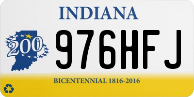IN license plate 976HFJ