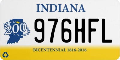 IN license plate 976HFL