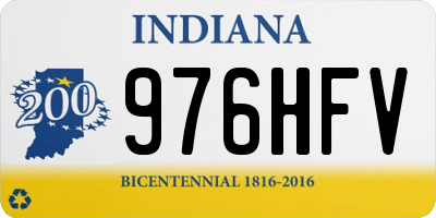 IN license plate 976HFV