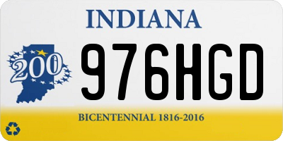 IN license plate 976HGD