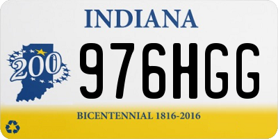 IN license plate 976HGG