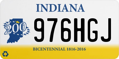 IN license plate 976HGJ